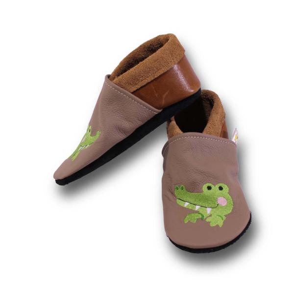 Hauschuhe freundliches Krokodil